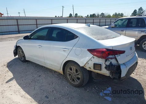 2019 Hyundai Elantra Sel z USA, uszkodzony, nr VIN 5NPD84LFXKH408884